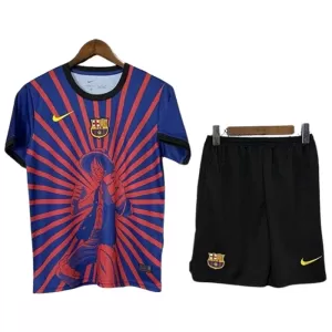 Fotbalové Dresy FC Barcelona x Luffy Dětské 2024-25 - Speciální Fotbalové Dresy FC Barcelona x Luffy Dětské 2024-25 - Speciální