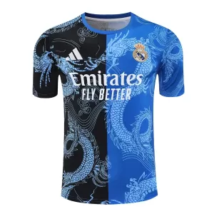 Fotbalové Dresy Real Madrid Dragon 2024-25 Modrá Fotbalové Dresy Real Madrid Dragon 2024-25 Modrá