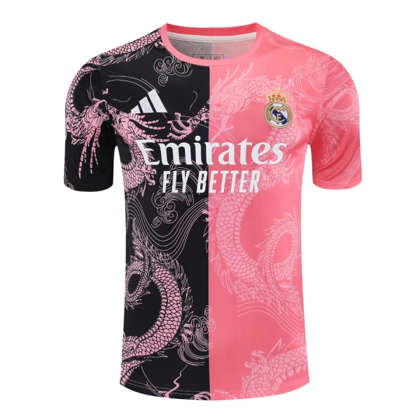 Fotbalové Dresy Real Madrid Dragon 2024-25 Růžová Fotbalové Dresy Real Madrid Dragon 2024-25 Růžová