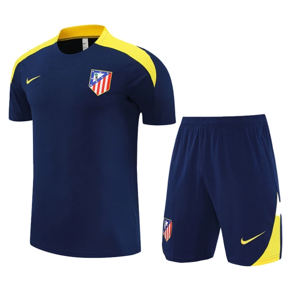 Atlético Madrid Tréninkový Dresy Dětské 2025-26 Námořnictvo Atlético Madrid Tréninkový Dresy Dětské 2025-26 Námořnictvo