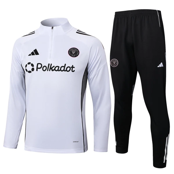 Inter Miami CF Tréninkové Teplákové Soupravy 2025-26 Bílá Inter Miami CF Tréninkové Teplákové Soupravy 2025-26 Bílá