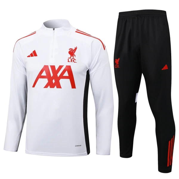 Liverpool FC Tréninkové Teplákové Soupravy 2025-26 Bílá