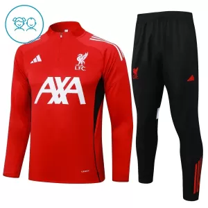 Liverpool FC Tréninkové Teplákové Soupravy Dětské 2024-25 Červená Liverpool FC Tréninkové Teplákové Soupravy Dětské 2024-25 Červená