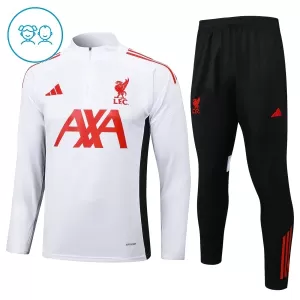 Liverpool FC Tréninkové Teplákové Soupravy Dětské 2025-26 Bílá Liverpool FC Tréninkové Teplákové Soupravy Dětské 2025-26 Bílá