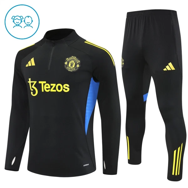 Manchester United Tréninkové Teplákové Soupravy Dětské 2025-26 Manchester United Tréninkové Teplákové Soupravy Dětské 2025-26