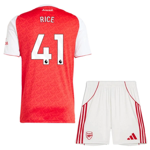 Fotbalové Dresy Arsenal Declan Rice 41 Dětské Domácí 2025-26