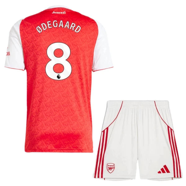 Fotbalové Dresy Arsenal Martin Ødegaard 8 Dětské Domácí 2025-26 Fotbalové Dresy Arsenal Martin Ødegaard 8 Dětské Domácí 2025-26