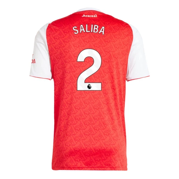 Fotbalové Dresy Arsenal Saliba 2 Domácí 2025-26 Fotbalové Dresy Arsenal Saliba 2 Domácí 2025-26