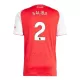 Fotbalové Dresy Arsenal Saliba 2 Domácí 2025-26 Fotbalové Dresy Arsenal Saliba 2 Domácí 2025-26