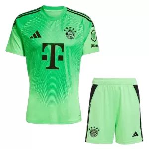 Brankářské Fotbalové Dresy FC Bayern Mnichov Dětské 2025-26 Zelená Brankářské Fotbalové Dresy FC Bayern Mnichov Dětské 2025-26 Zelená