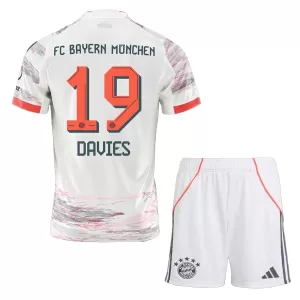 Fotbalové Dresy FC Bayern Mnichov Alphonso Davies 19 Dětské Venkovní 2025-26 Fotbalové Dresy FC Bayern Mnichov Alphonso Davies 19 Dětské Venkovní 2025-26