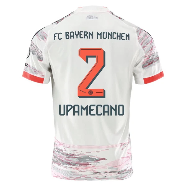 Fotbalové Dresy FC Bayern Mnichov Dayot Upamecano 2 Venkovní 2025-26 Fotbalové Dresy FC Bayern Mnichov Dayot Upamecano 2 Venkovní 2025-26