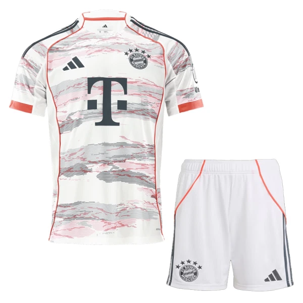 Fotbalové Dresy FC Bayern Mnichov Dětské Venkovní 2025-26