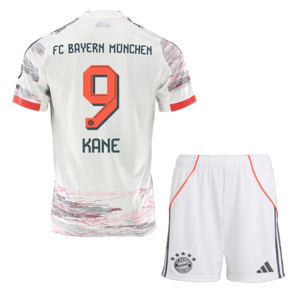 Fotbalové Dresy FC Bayern Mnichov Harry Kane 9 Dětské Venkovní 2025-26 Fotbalové Dresy FC Bayern Mnichov Harry Kane 9 Dětské Venkovní 2025-26