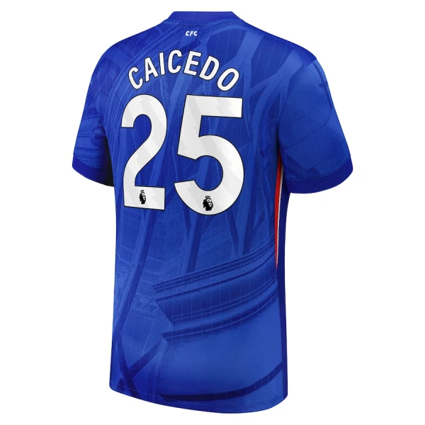 Fotbalové Dresy Chelsea FC Caicedo 25 Domácí 2025-26