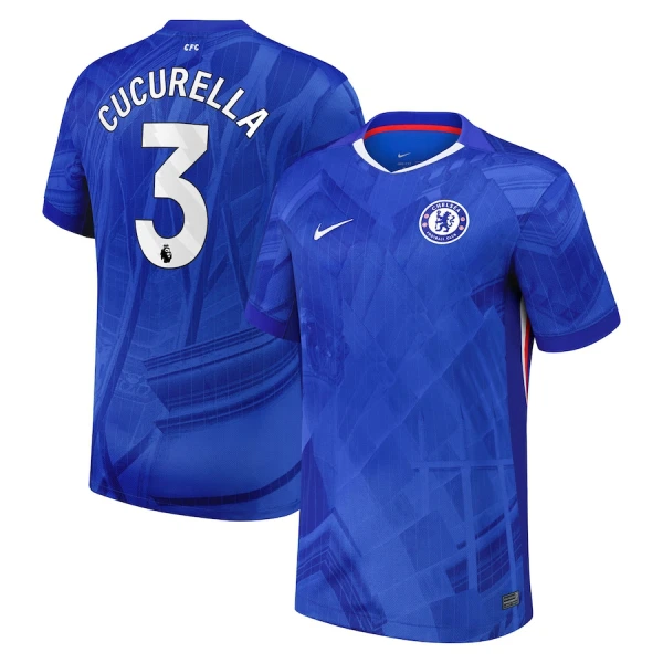 Fotbalové Dresy Chelsea FC Cucurella 3 Domácí 2025-26 Fotbalové Dresy Chelsea FC Cucurella 3 Domácí 2025-26