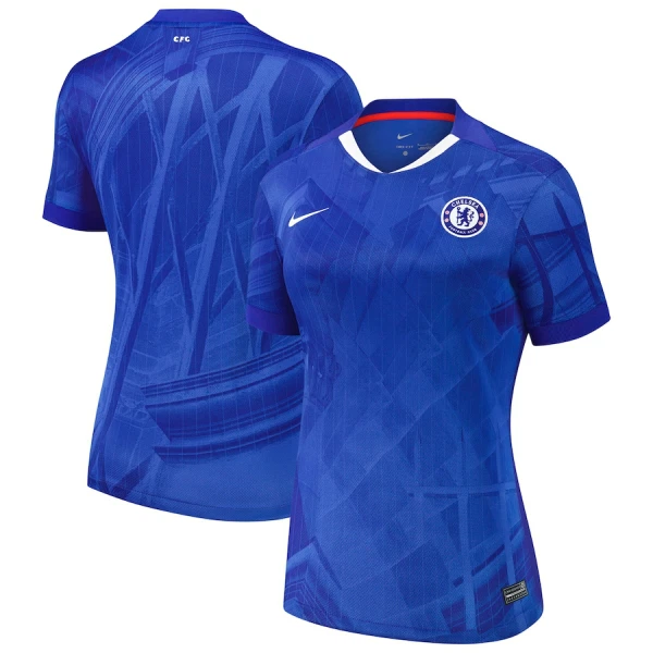 Fotbalové Dresy Chelsea FC Dámské Domácí 2025-26 Fotbalové Dresy Chelsea FC Dámské Domácí 2025-26