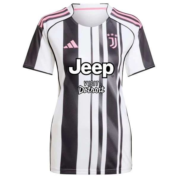 Fotbalové Dresy Juventus Dámské Domácí 2025-26 Fotbalové Dresy Juventus Dámské Domácí 2025-26