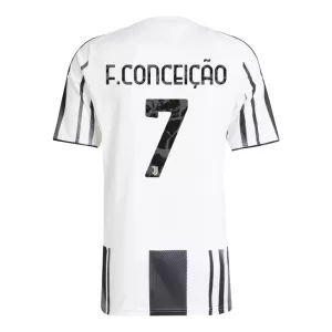 Fotbalové Dresy Juventus F. Conceicao 7 Domácí 2025-26 Fotbalové Dresy Juventus F. Conceicao 7 Domácí 2025-26