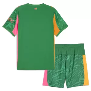 Brankářské Fotbalové Dresy Manchester City Dětské 2025-26 Zelená