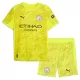 Brankářské Fotbalové Dresy Manchester City Ederson Moraes M. 31 Dětské 2025-26 Žlutá