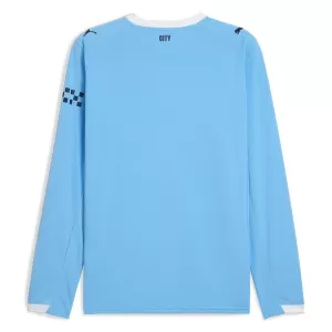 Fotbalové Dresy Manchester City Domácí 2025-26 Dlouhý Rukáv