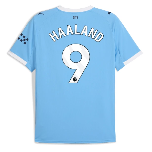 Fotbalové Dresy Manchester City Erling Haaland 9 Domácí 2025-26 Fotbalové Dresy Manchester City Erling Haaland 9 Domácí 2025-26