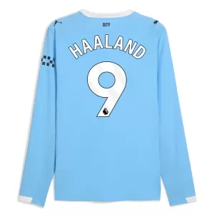 Fotbalové Dresy Manchester City Erling Haaland 9 Domácí 2025-26 Dlouhý Rukáv