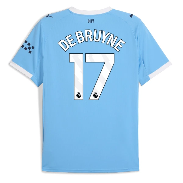 Fotbalové Dresy Manchester City Kevin De Bruyne 17 Domácí 2025-26 Fotbalové Dresy Manchester City Kevin De Bruyne 17 Domácí 2025-26