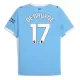 Fotbalové Dresy Manchester City Kevin De Bruyne 17 Domácí 2025-26 Fotbalové Dresy Manchester City Kevin De Bruyne 17 Domácí 2025-26