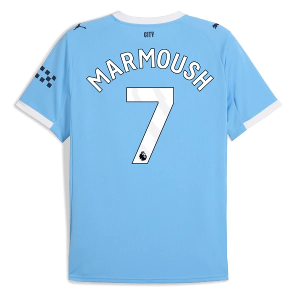 Fotbalové Dresy Manchester City Marmoush 7 Domácí 2025-26 Fotbalové Dresy Manchester City Marmoush 7 Domácí 2025-26