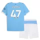Fotbalové Dresy Manchester City Phil Foden 47 Dětské Domácí 2025-26 Fotbalové Dresy Manchester City Phil Foden 47 Dětské Domácí 2025-26