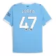 Fotbalové Dresy Manchester City Phil Foden 47 Domácí 2025-26 Fotbalové Dresy Manchester City Phil Foden 47 Domácí 2025-26