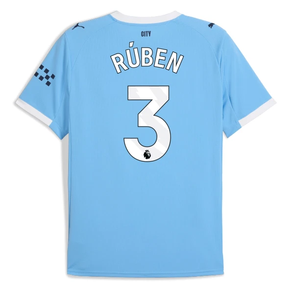 Fotbalové Dresy Manchester City Rúben Dias 3 Domácí 2025-26 Fotbalové Dresy Manchester City Rúben Dias 3 Domácí 2025-26