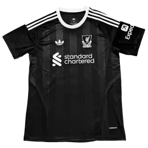 Brankářské Fotbalové Dresy Liverpool FC 2025-26 Černá Brankářské Fotbalové Dresy Liverpool FC 2025-26 Černá