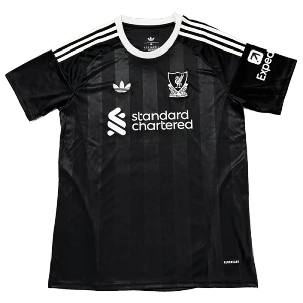 Brankářské Fotbalové Dresy Liverpool FC 2025-26 Černá