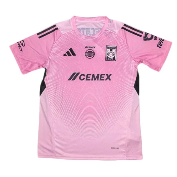 Brankářské Fotbalové Dresy Tigres UANL 2025-26 Růžová Brankářské Fotbalové Dresy Tigres UANL 2025-26 Růžová