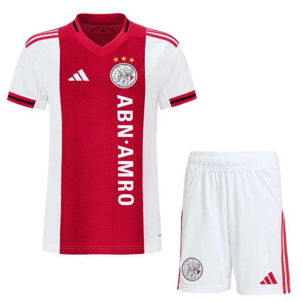 Fotbalové Dresy Ajax Amsterdam Amsterdam Dětské Domácí 2025-26 Fotbalové Dresy Ajax Amsterdam Amsterdam Dětské Domácí 2025-26