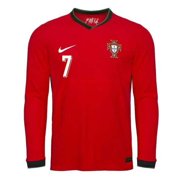 Fotbalové Dresy Portugalsko Cristiano Ronaldo 7 Domácí 2025 Dlouhý Rukáv