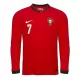 Fotbalové Dresy Portugalsko Cristiano Ronaldo 7 Domácí 2025 Dlouhý Rukáv
