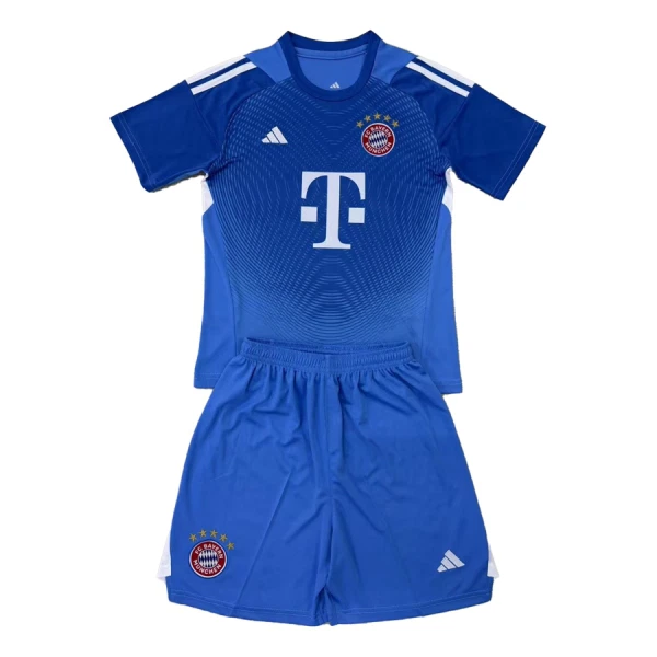 Brankářské Fotbalové Dresy FC Bayern Mnichov Dětské 2025-26 Modrá
