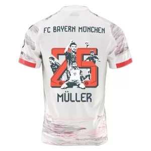 Fotbalové Dresy FC Bayern Mnichov Thomas Müller 25 Venkovní 2025-26 - Speciální