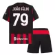 Fotbalové Dresy AC Milán João Félix 79 Dětské Domácí 2025-26 Fotbalové Dresy AC Milán João Félix 79 Dětské Domácí 2025-26