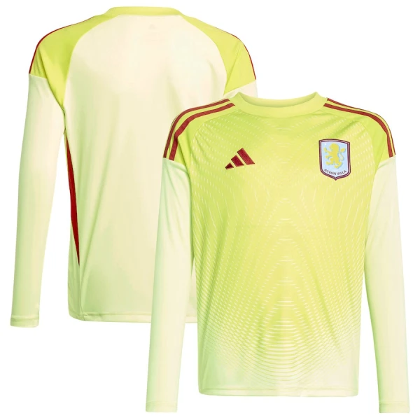 Brankářské Fotbalové Dresy Aston Villa 2025-26 Dlouhý Rukáv Brankářské Fotbalové Dresy Aston Villa 2025-26 Dlouhý Rukáv