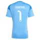 Brankářské Fotbalové Dresy Real Madrid Thibaut Courtois 1 2025-26 Brankářské Fotbalové Dresy Real Madrid Thibaut Courtois 1 2025-26