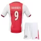 Fotbalové Dresy Ajax Amsterdam Amsterdam Brobbey 9 Dětské Domácí 2025-26 Fotbalové Dresy Ajax Amsterdam Amsterdam Brobbey 9 Dětské Domácí 2025-26
