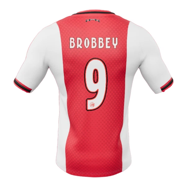 Fotbalové Dresy Ajax Amsterdam Amsterdam Brobbey 9 Domácí 2025-26 Fotbalové Dresy Ajax Amsterdam Amsterdam Brobbey 9 Domácí 2025-26
