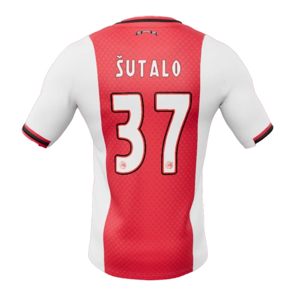 Fotbalové Dresy Ajax Amsterdam Amsterdam Sutalo 37 Domácí 2025-26 Fotbalové Dresy Ajax Amsterdam Amsterdam Sutalo 37 Domácí 2025-26
