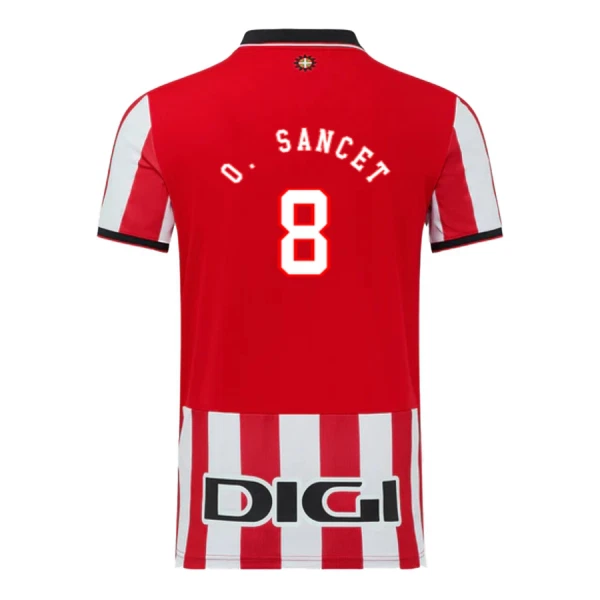 Fotbalové Dresy Athletic Bilbao O. Sancet 8 Domácí 2025-26 Fotbalové Dresy Athletic Bilbao O. Sancet 8 Domácí 2025-26