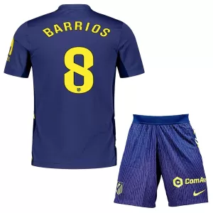 Fotbalové Dresy Atlético Madrid Barrios 8 Dětské Venkovní 2025-26 Fotbalové Dresy Atlético Madrid Barrios 8 Dětské Venkovní 2025-26